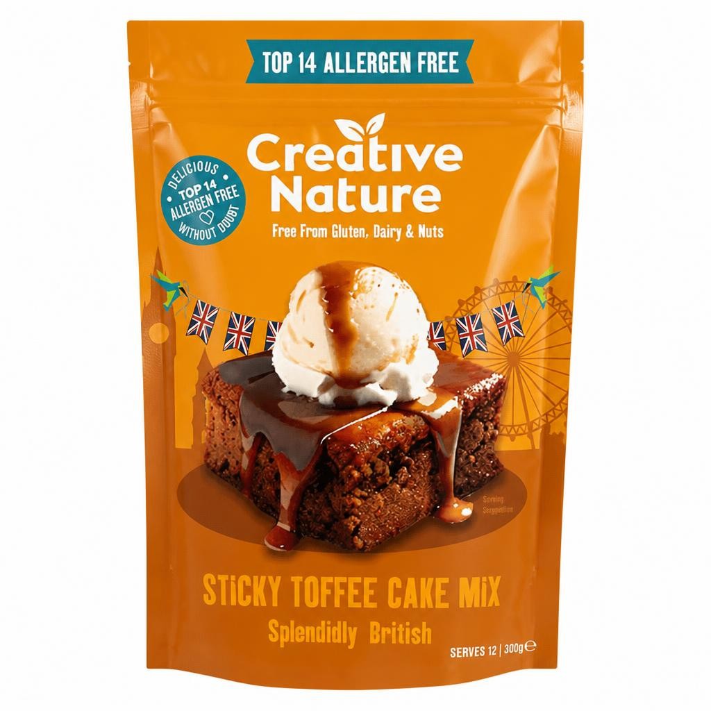 Creative Nature Free From Sticky Toffee Cake Mix 300g