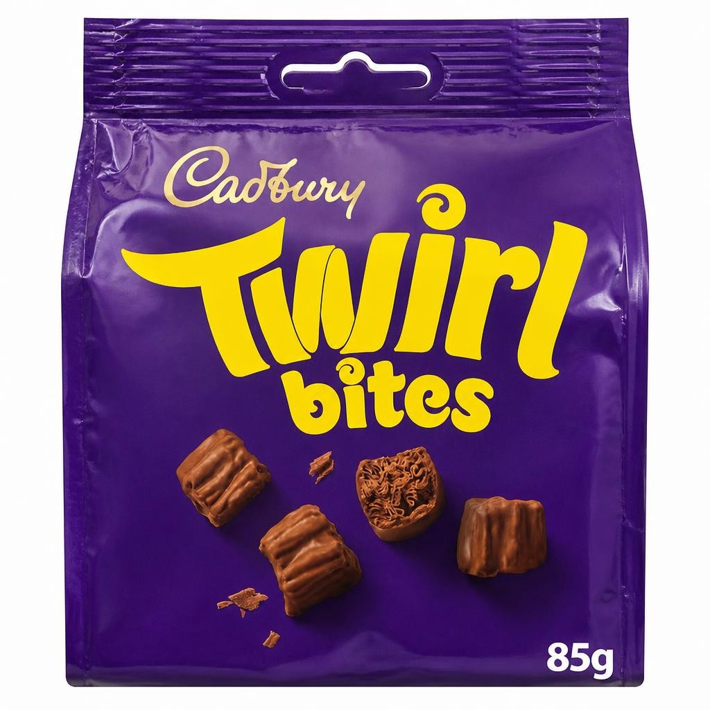 Cadbury Twirl Milk Chocolate Bites 85g
