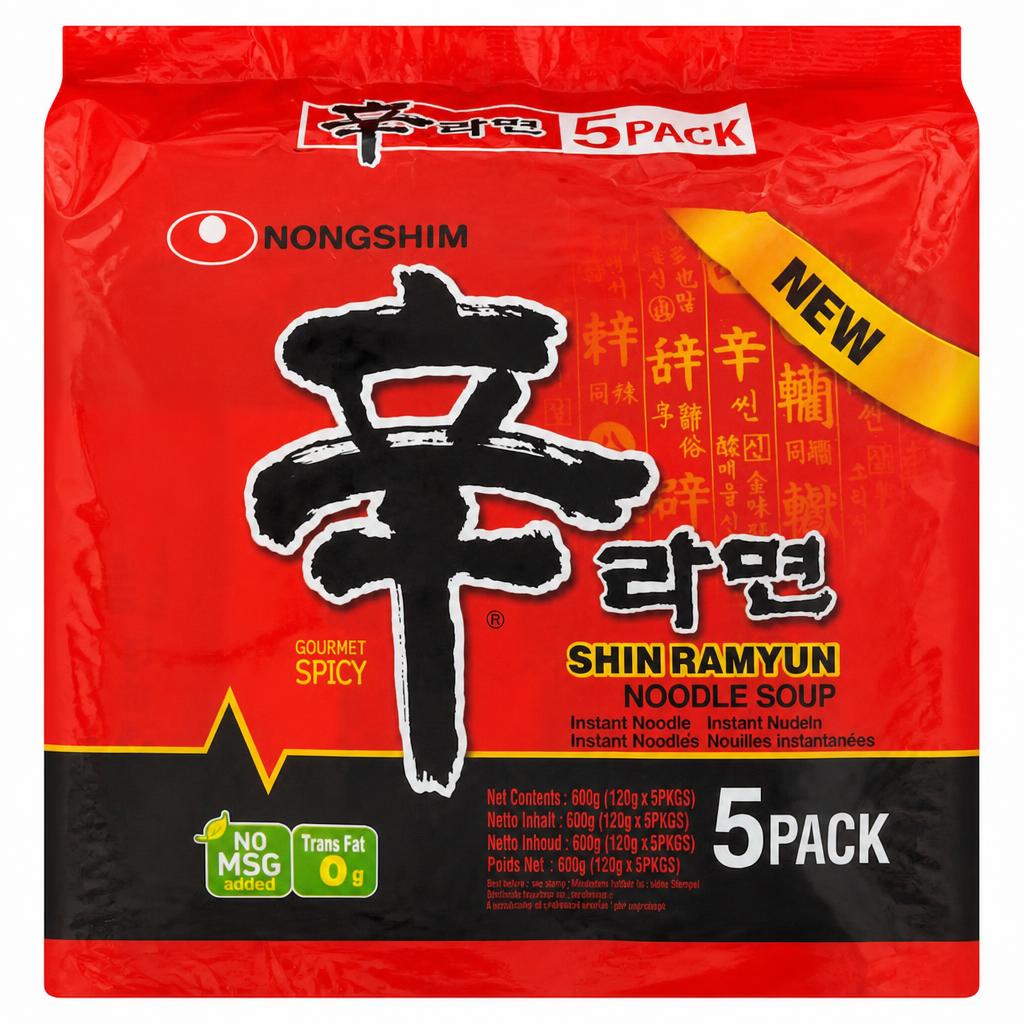 Nongshim Shin Ramyun Multipack 120gx5