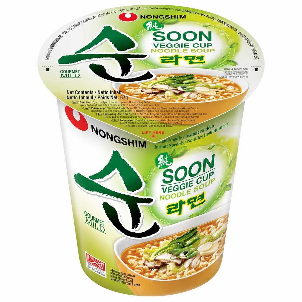Nong Shim Soon Veggie Cup 67g