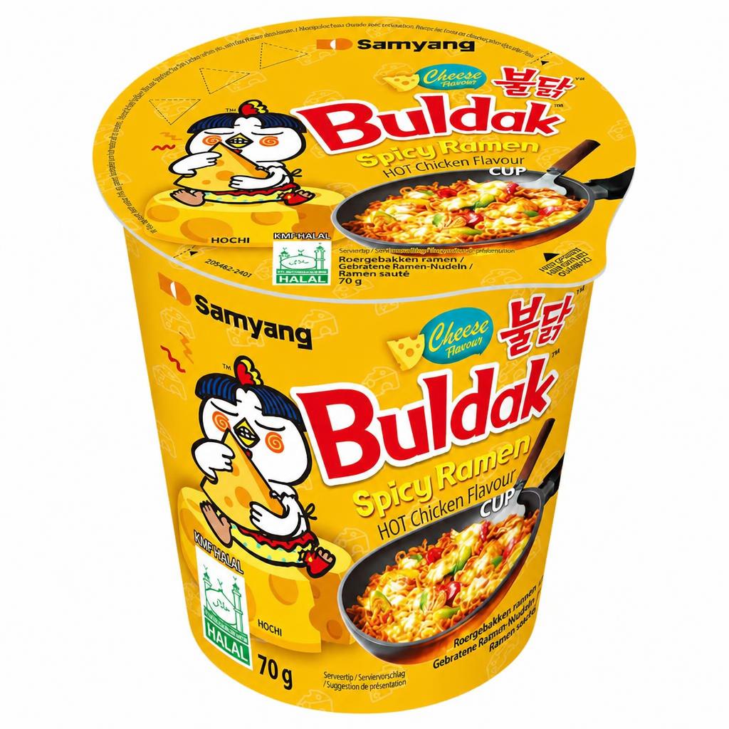 SAMYANG CHEESE BULDAK HOT CHICKEN FLAVOUR RAMEN CUP 70G