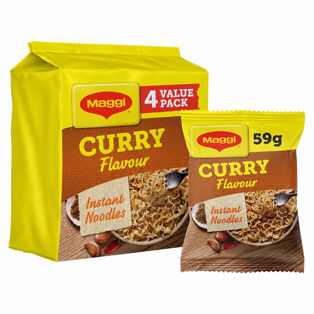 MAGGI 3 Minute Instant Noodles Curry Flavour 59g