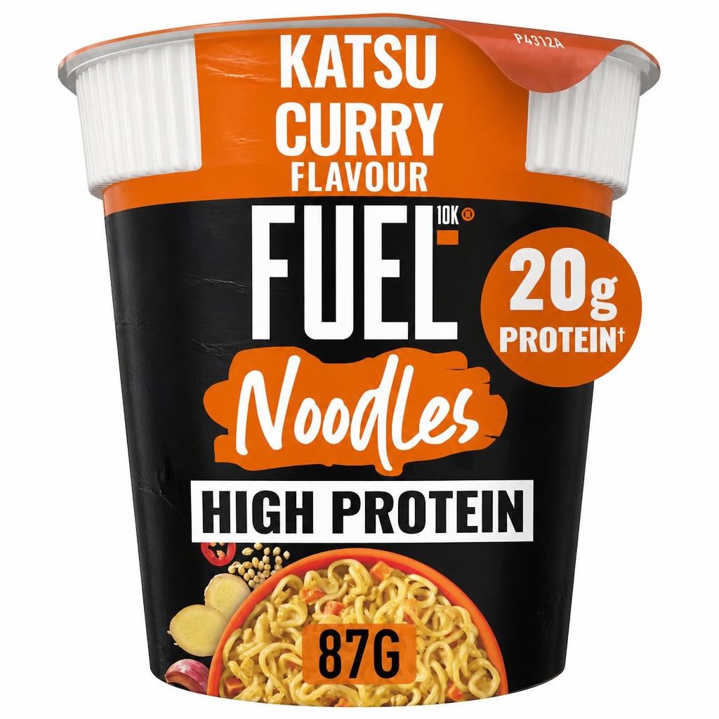FUEL10K High Protein Katsu Curry Instant Noodles Snack Pot 87g