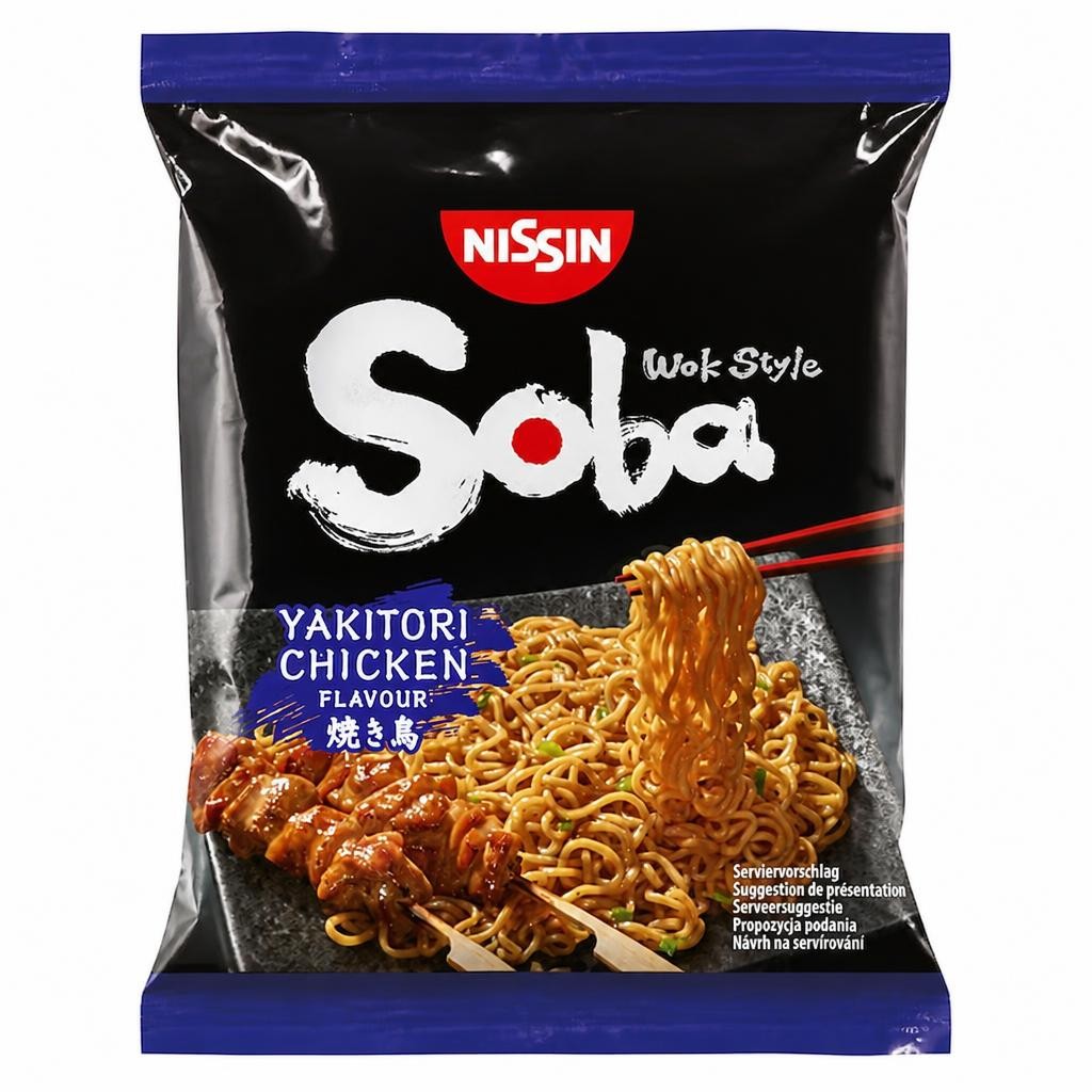 Nissin Soba Yakitori Chicken Instant Stir Fry Noodles 110g