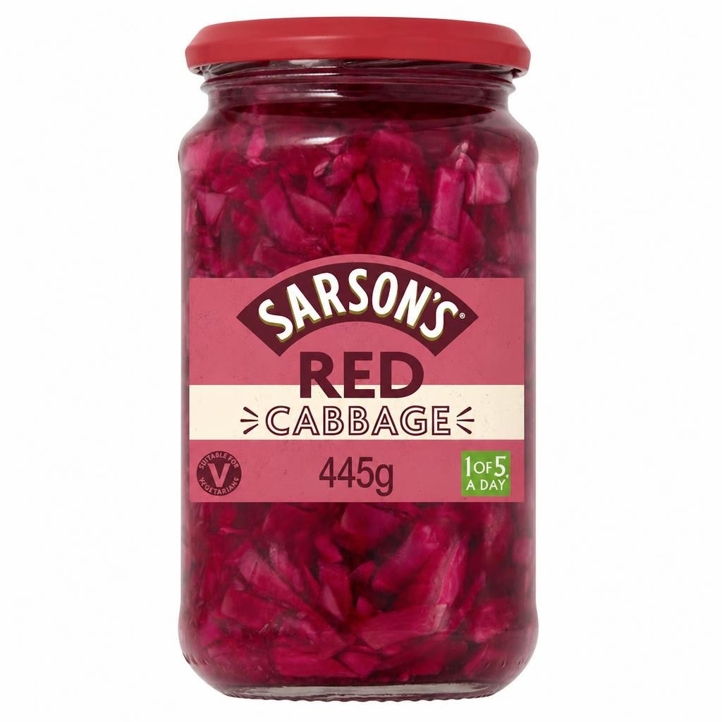 Sarsons Sweet & Mild Red Cabbage 445g