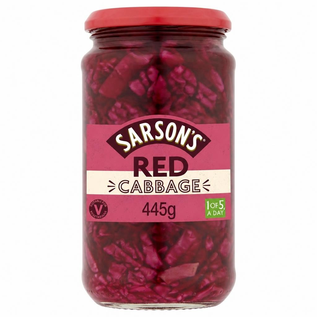 Sarsons Sweet & Mild Red Cabbage 445g