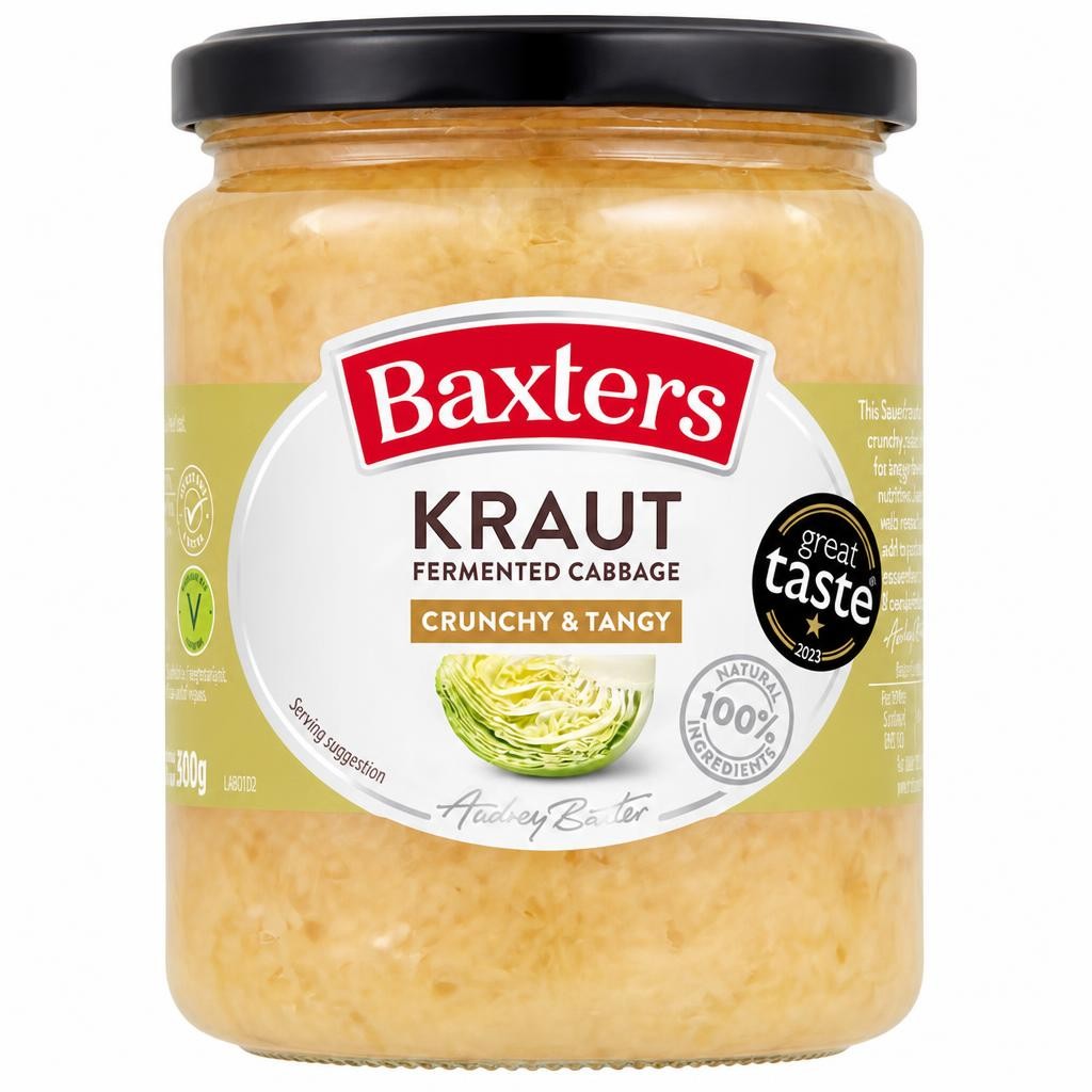 Baxters Kraut Fermented Cabbage 480g