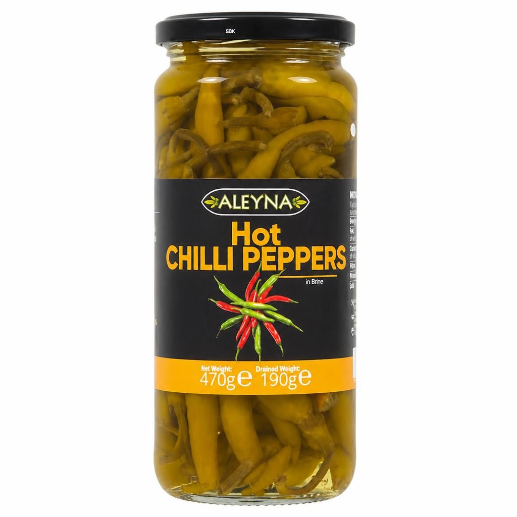 Aleyna Hot Chilli Peppers 470g