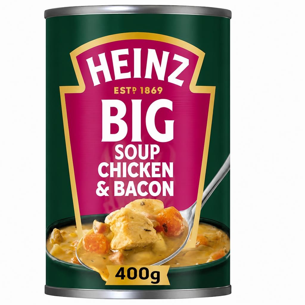 Heinz Big Soup Chicken & Bacon 400G