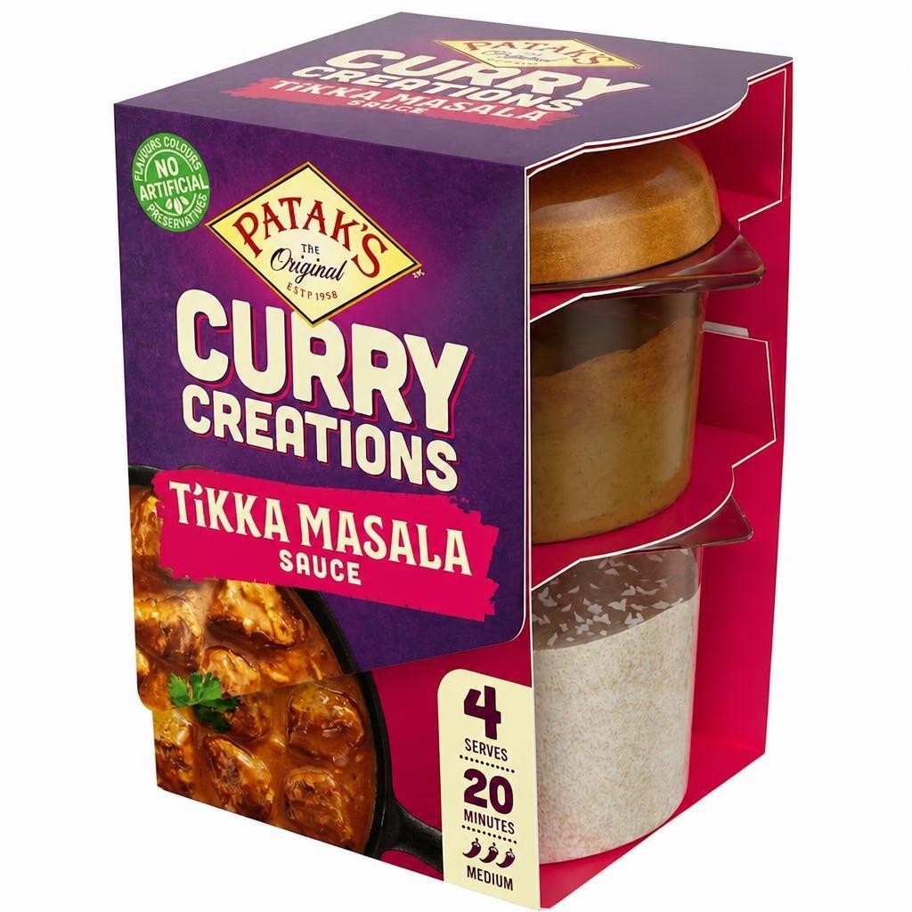 Patak's Curry Creations Tikka Masala Sauce Kit 160g