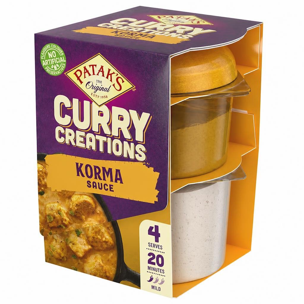 Patak's Curry Creations Korma Sauce Kit 160g