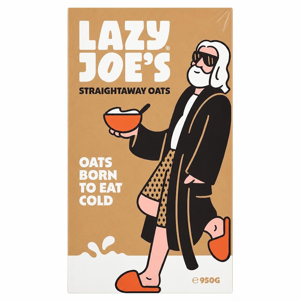 Lazy Joe's Straightaway Oats 950g