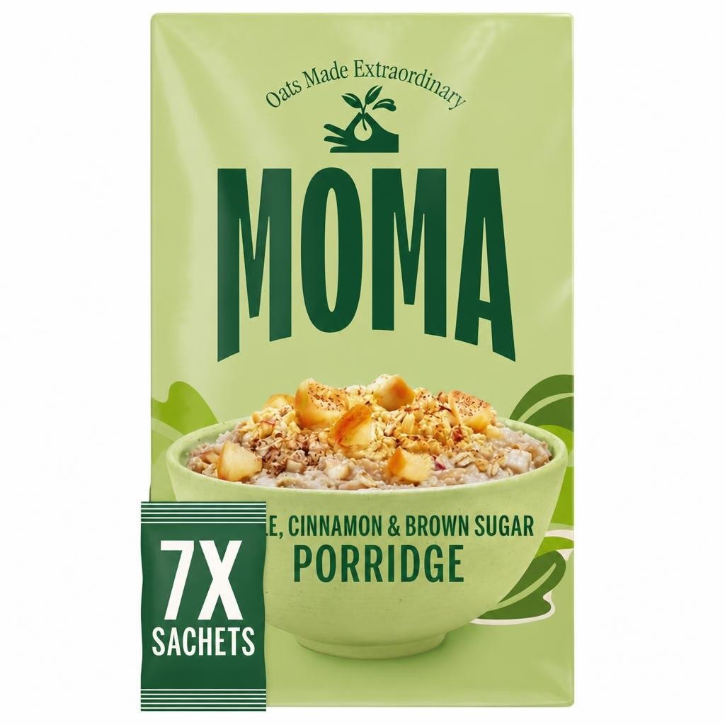 MOMA Apple Cinnamon & Brown Sugar Porridge 7 Sachets 280g