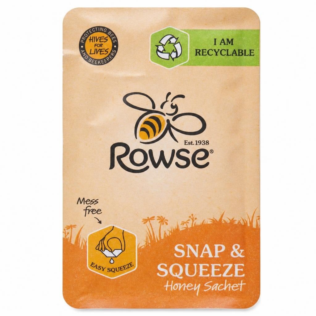Rowse Snap & Squeeze Honey Sachet 14g Clipstrip