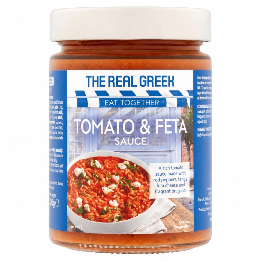 The Real Greek Tomato & Feta Sauce 320g