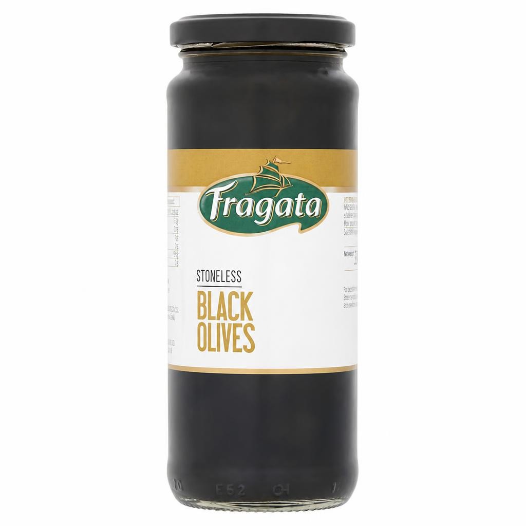 Fragata Stoneless Black Olives 330g