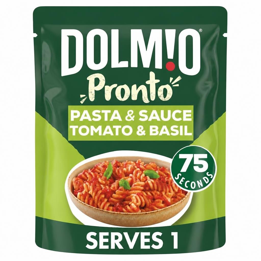 Dolmio Pronto Microwave Instant Pasta Meal Tomato and Basil 200g