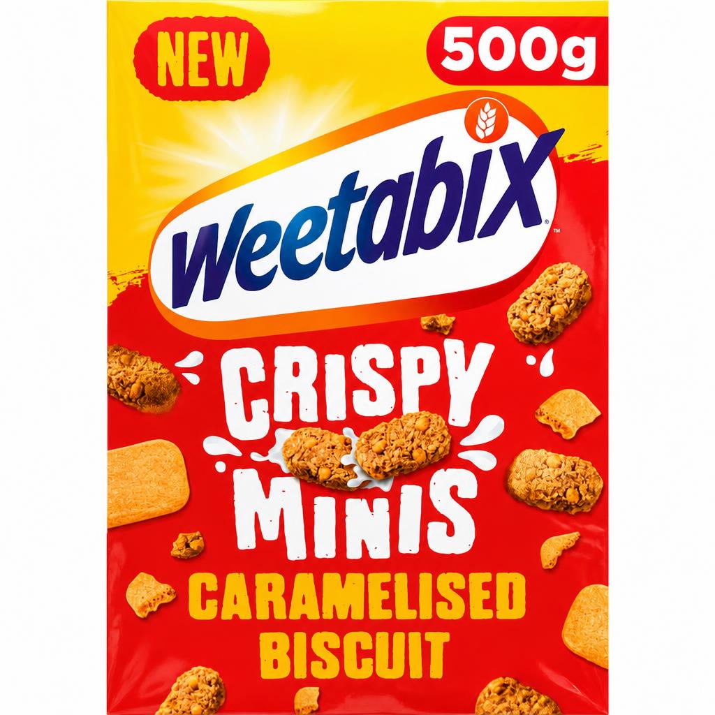 Weetabix Crispy Minis Caramelised Biscuit Cereal 500g