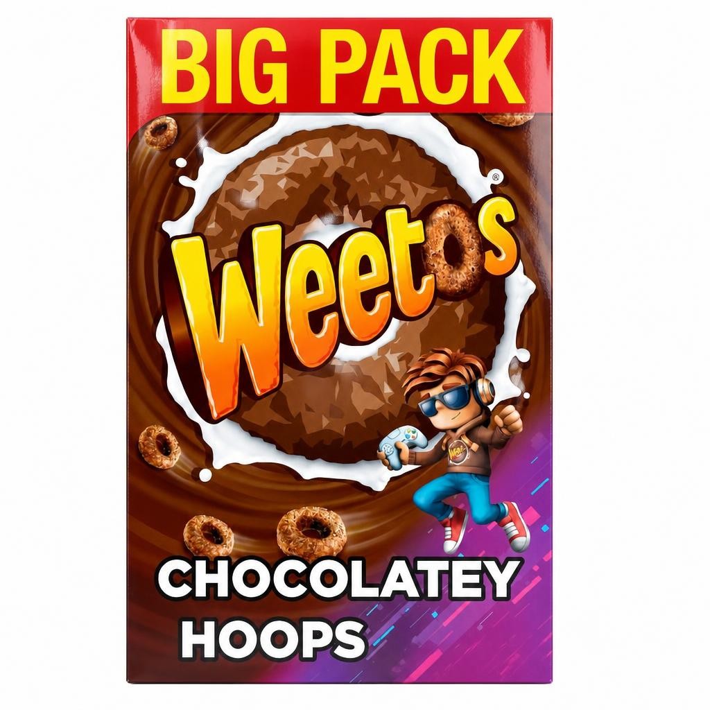 Weetos Chocolatey Hoops Cereal 600g