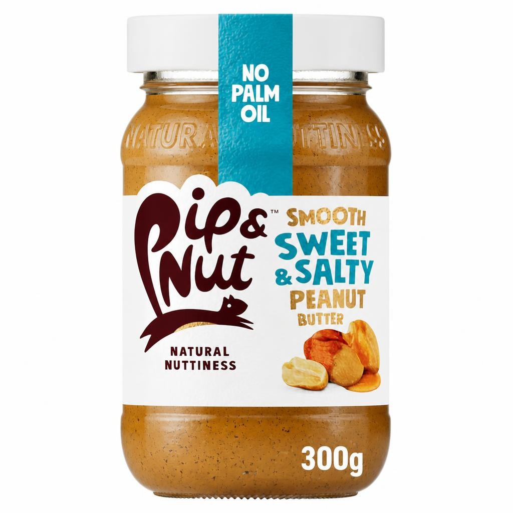 Pip & Nut Smooth Sweet & Salty Peanut Butter 300g
