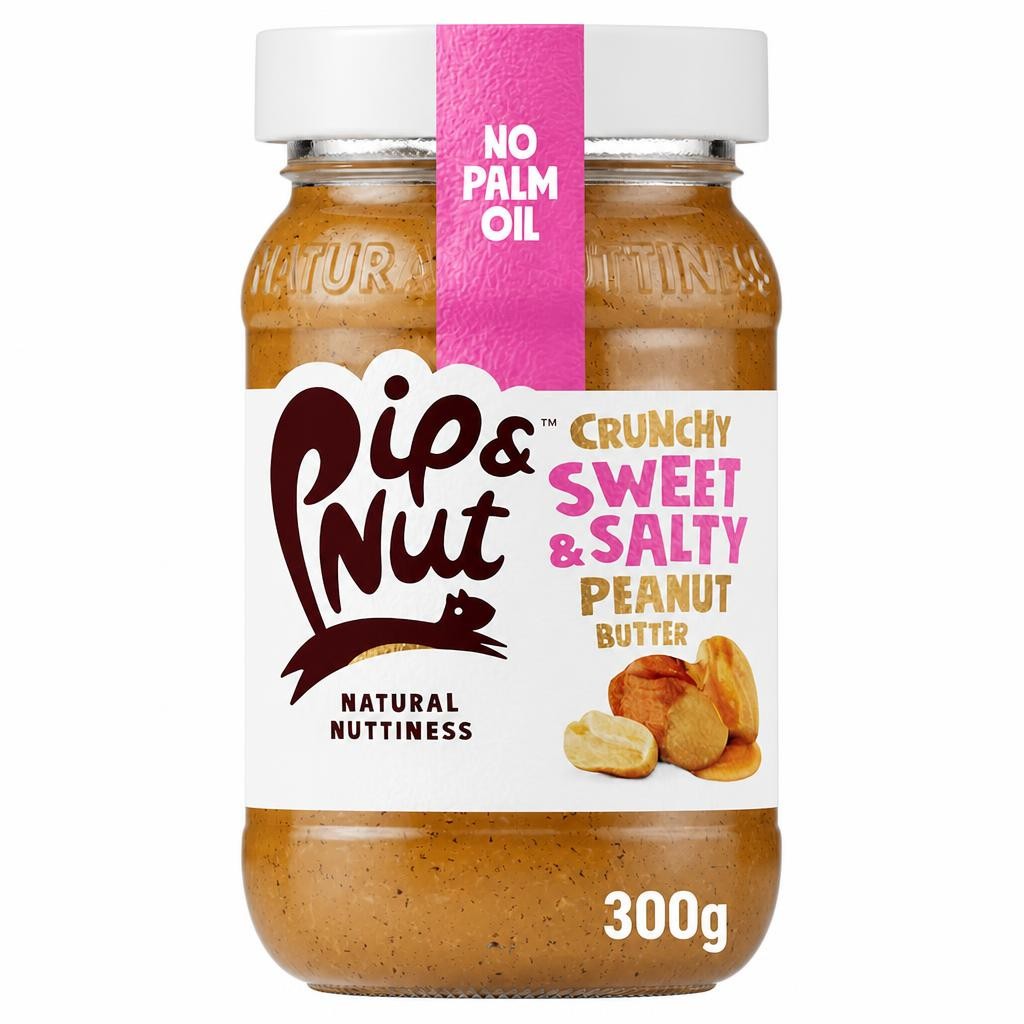 Pip & Nut Crunchy Sweet & Salty Peanut Butter 300g