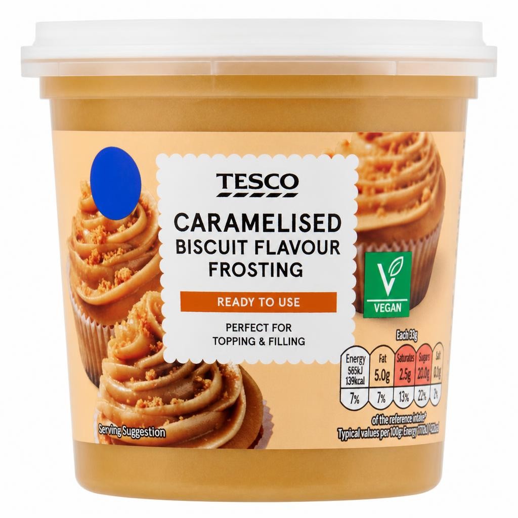 Tesco Caramelised Biscuit Flavour Frosting 400g