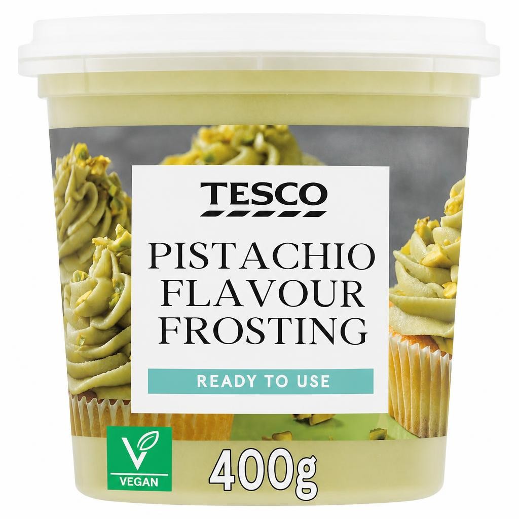 Tesco Pistachio Flavoured Frosting 400g