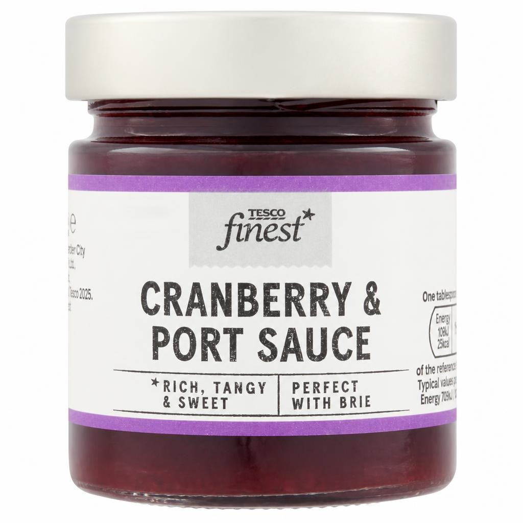 Tesco Finest Cranberry & Port Sauce 200g