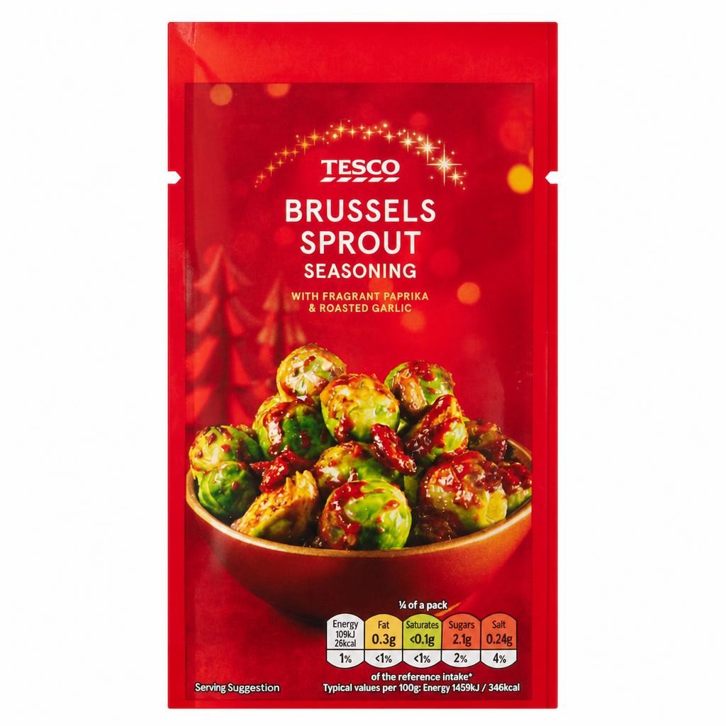 Tesco Brussel Sprout Seasoning 30g