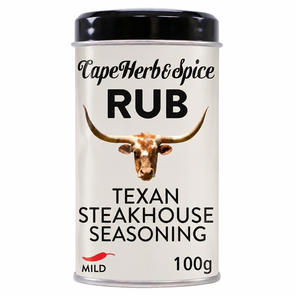 Cape Herb & Spice Rub Texan Steakhouse Seasoning 100g