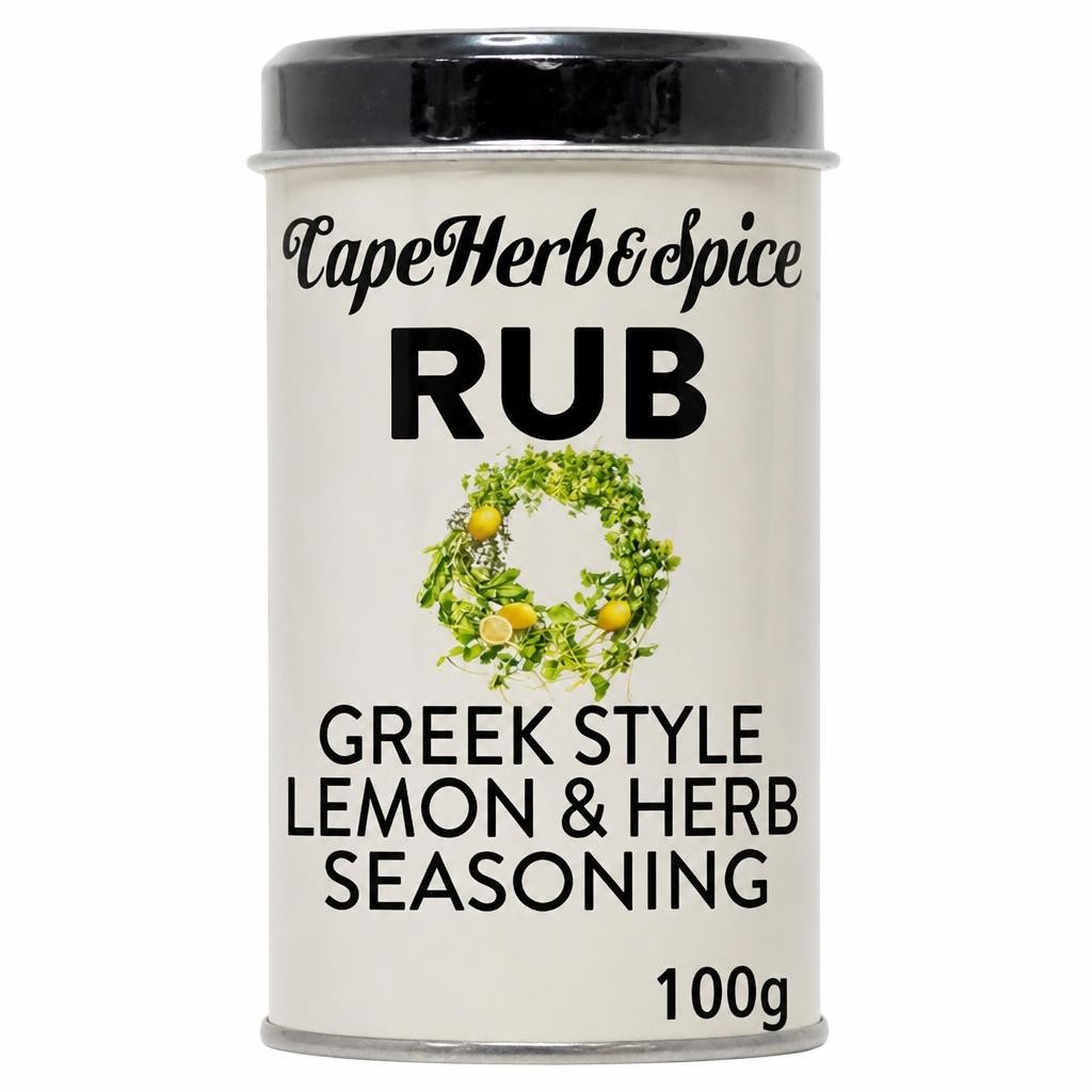 Cape Herb & Spice Rub Greek Style Lemon & Herb Seasoning 100g