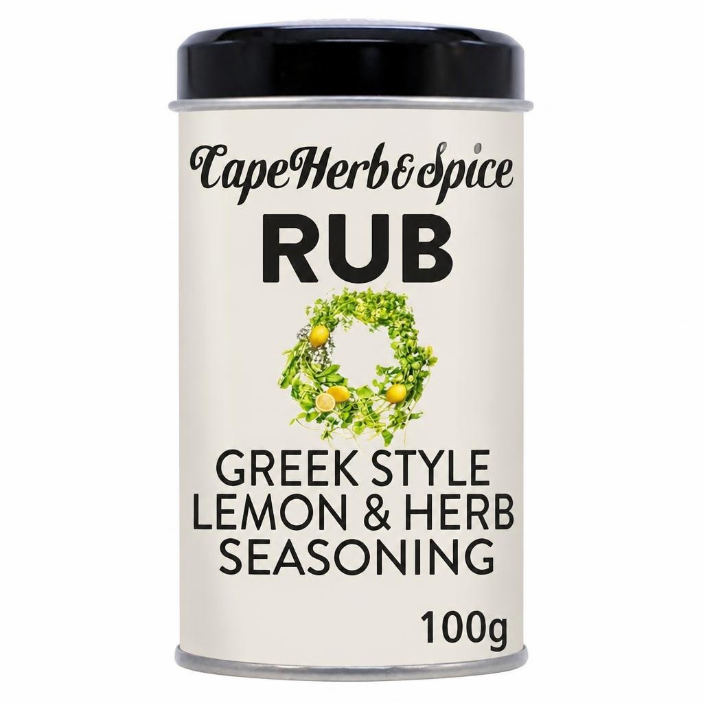 Cape Herb & Spice Rub Greek Style Lemon & Herb Seasoning 100g