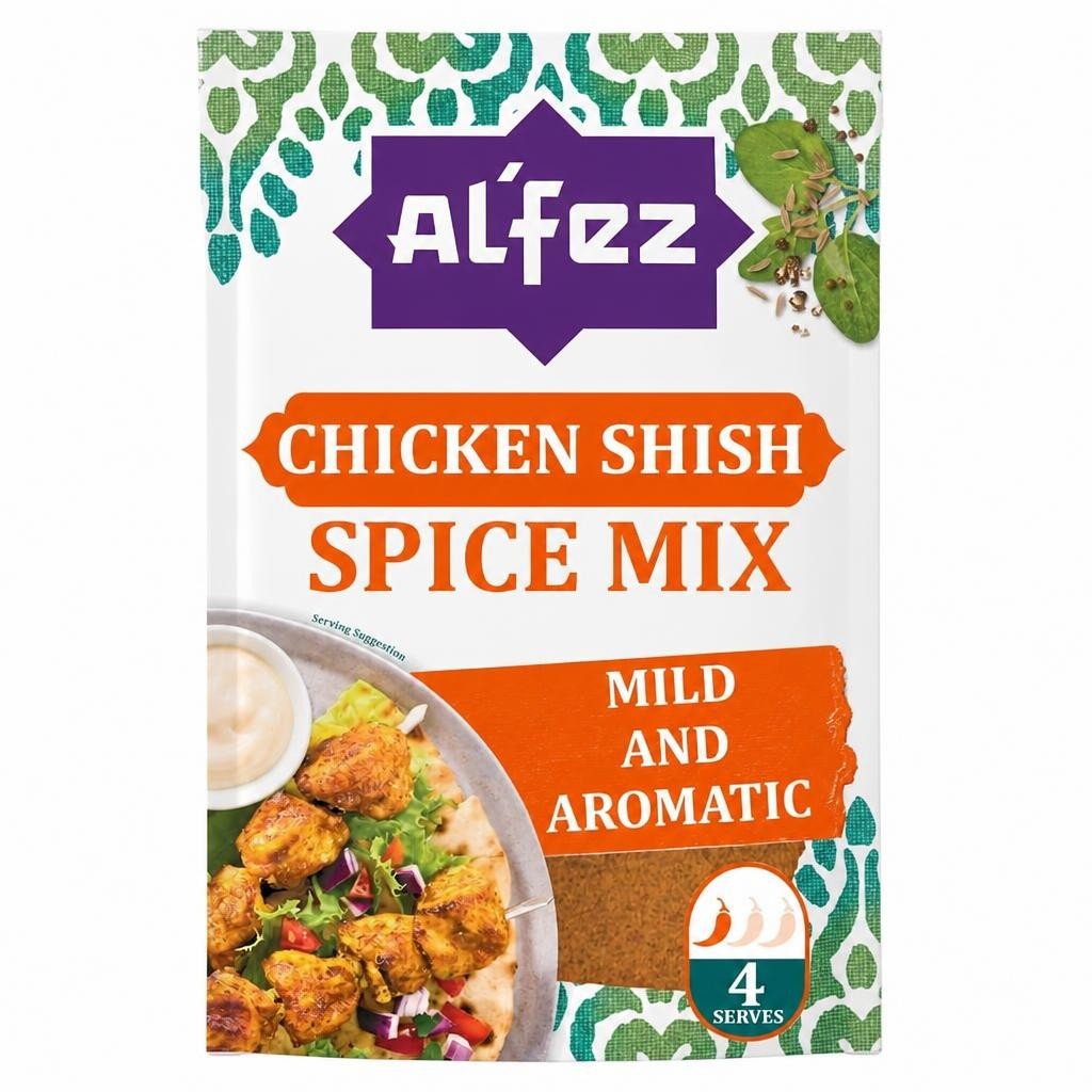 Al'Fez Turkish Style Chicken Shish Spice Mix 25g.
