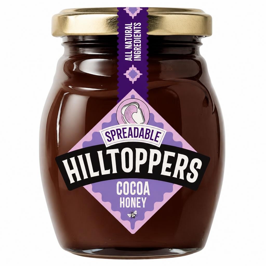 Hilltoppers Cocoa Honey Spread 225g