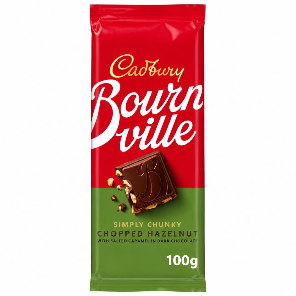 Cadbury Bournville Caramel Hazelnut 100G