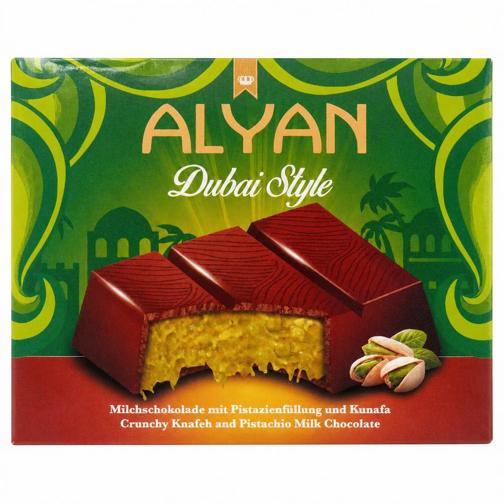 ALYAN DUBAI PISTACHIO CHOCOLATE 100 g