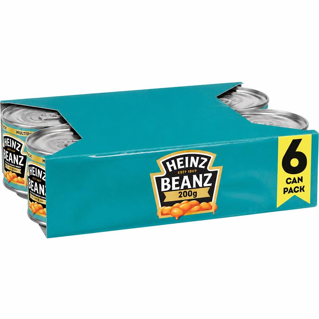Heinz Baked Beans in Tomato Sauce 6x200G
