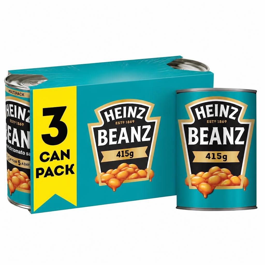 Heinz Baked Beans Standard 3x415g