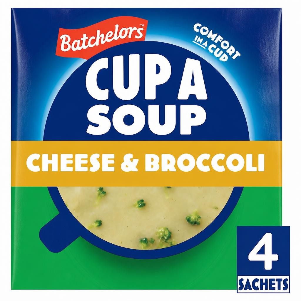 Batchelors Cup a Soup Cheese & Broccoli 4 Sachets 92g