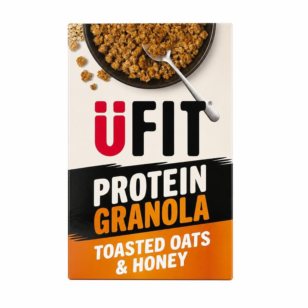 UFIT Protein Granola Toasted Oats & Honey Cereal 375g