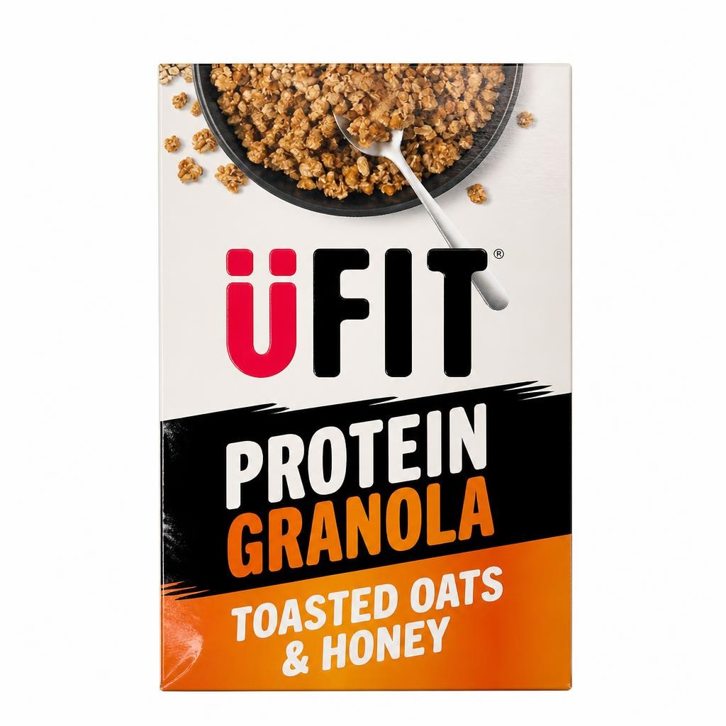 UFIT Protein Granola Toasted Oats & Honey Cereal 375g