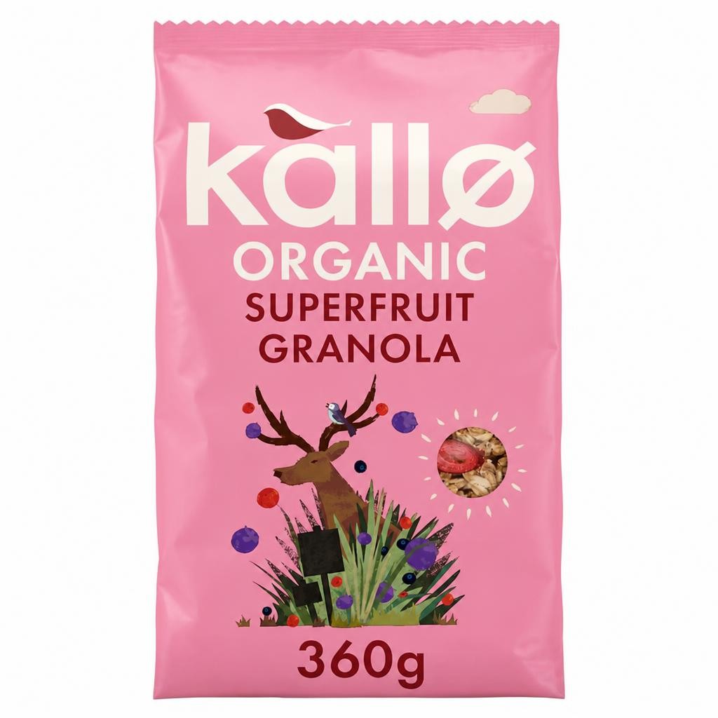 Kallo Organic Superfruit Granola 360g