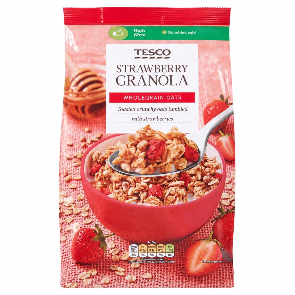 Tesco Strawberry Granola 1Kg