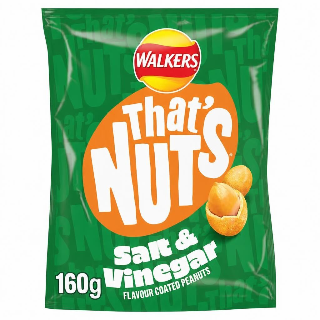 Walkers Thats Nuts Salt & Vinegar 160g