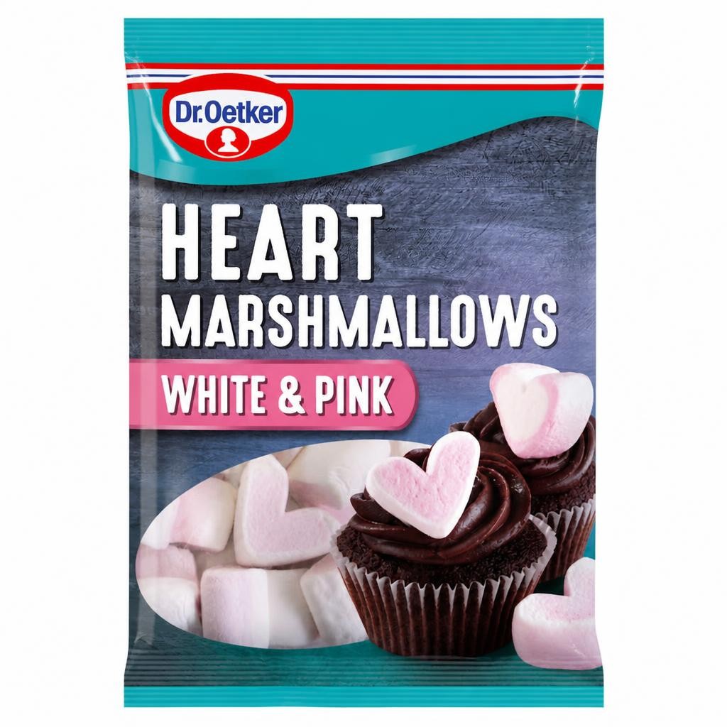 Dr.Oetker Heart Shaped Mallows 100G