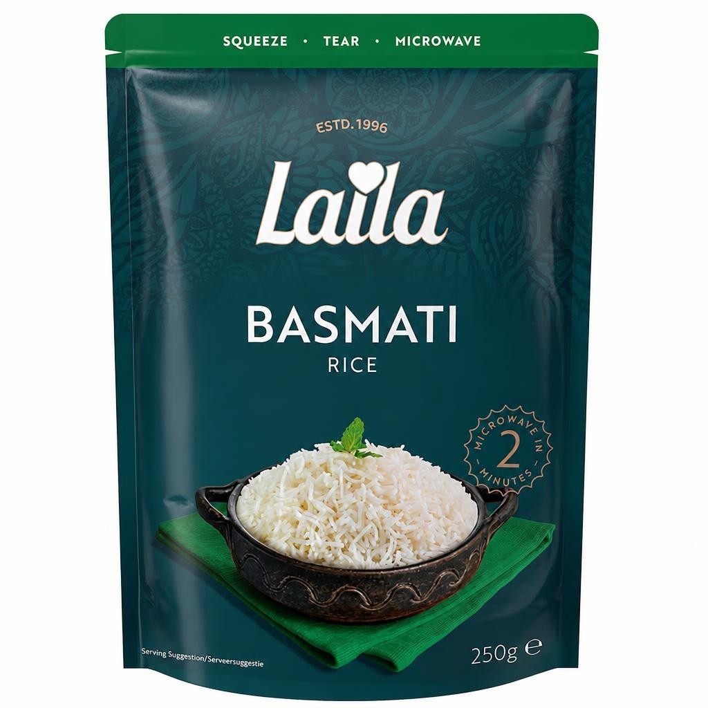 Laila Basmati Microwave Rice 250g