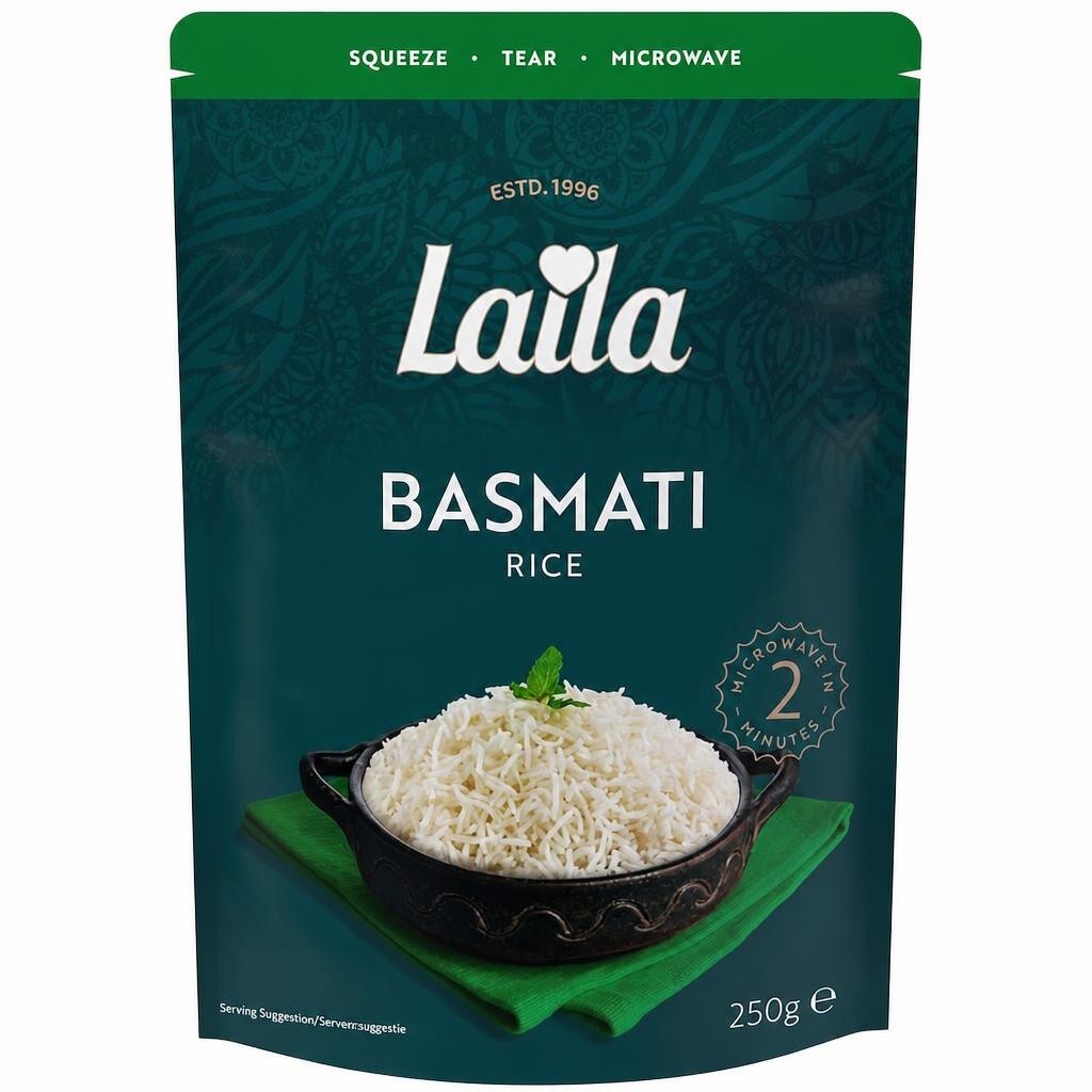 Laila Basmati Microwave Rice 250g