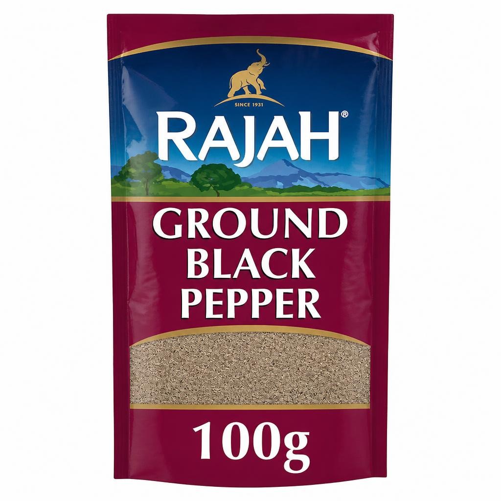 RAJAH GROUND BLACK PEPPER 100G