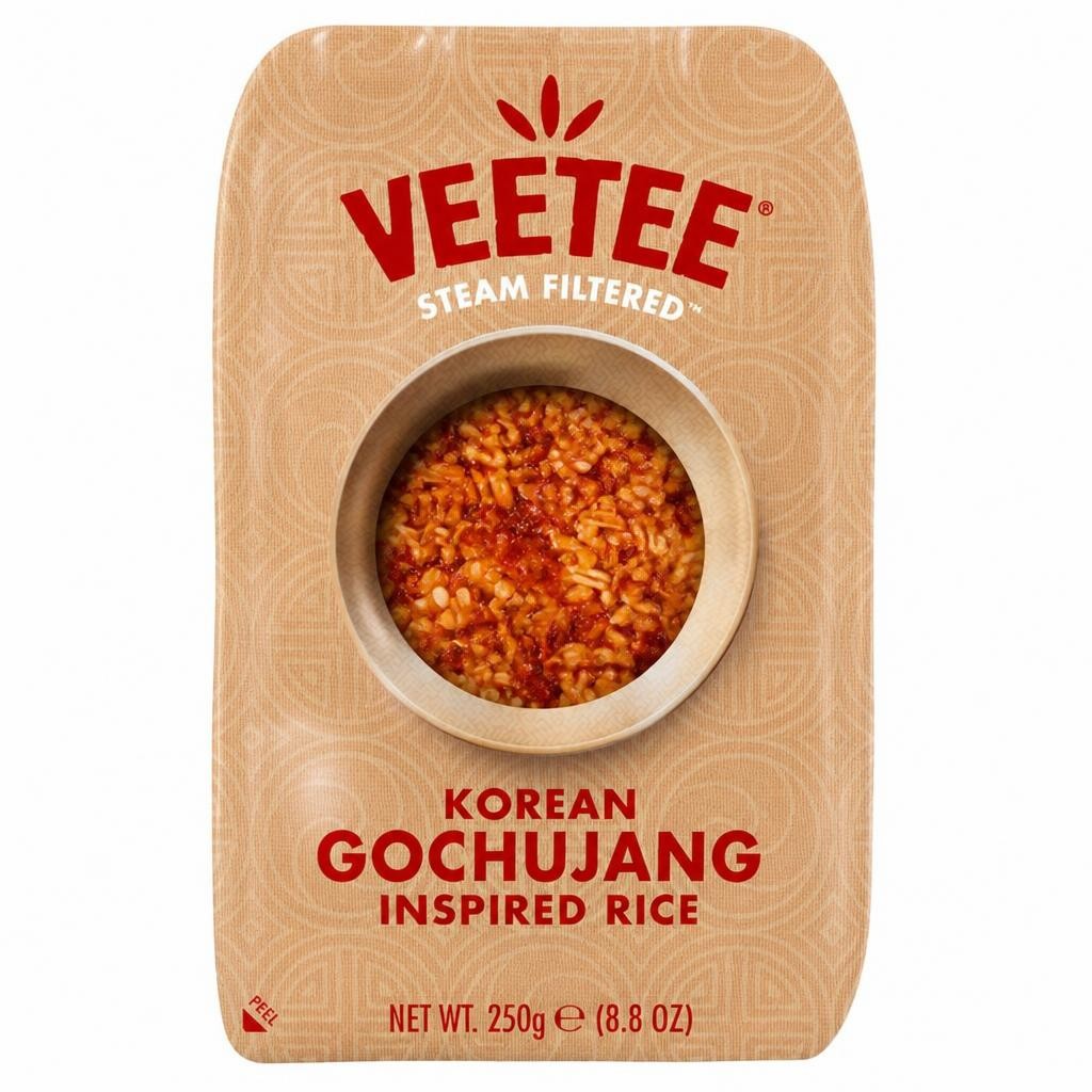 Veetee Korean Gochujang Inspired Rice Tray 250g