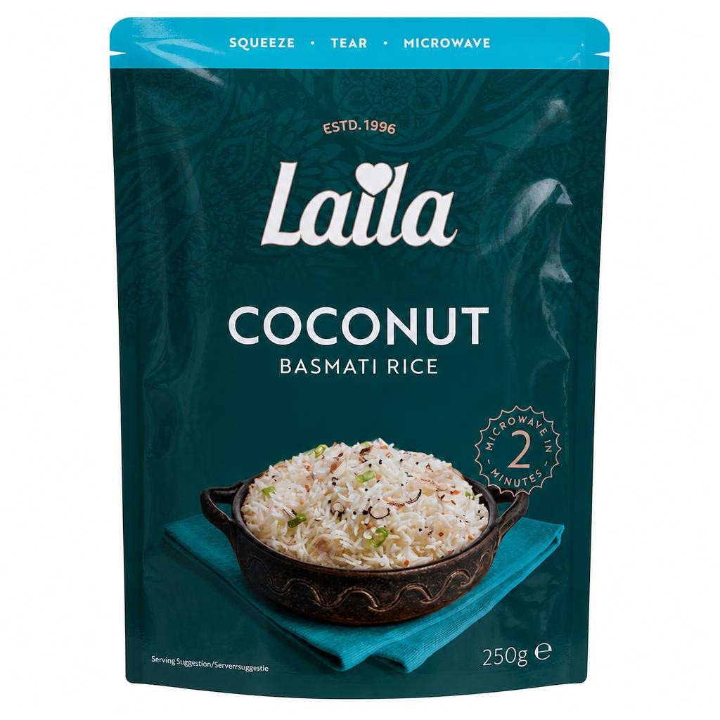 Laila Coconut Microwave Rice 250g